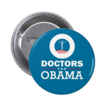Artsen voor Obama Speld Buttons