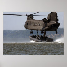 Ascenseur chinook du bateau CH-47 Posters