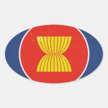 ASEAN OVALE STICKERS