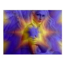 aspect d'un bel ange carte postale