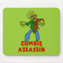 Assassin de zombi tapis de souris