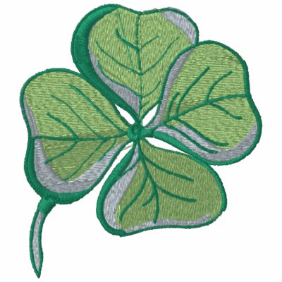 Assez chanceux irlandais sweatshirt avec capuche brodé