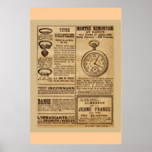 Assortis van Publicite, Intrepide, Frankrijk, 1919 Afdruk