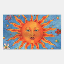 Astrologie Sun Autocollants