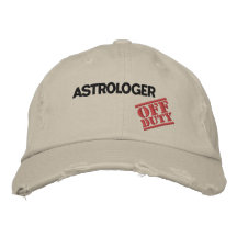 Astrologue qui n'est pas de service casquette brodée