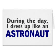 ASTRONAUT tijdens de Dag Wenskaarten