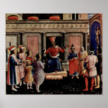 ATF Angelico - le procès de Cosmas et de Damian Poster