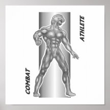 Athlète de combat posters