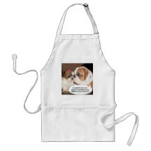 Attention anglaise de bouledogue ! tabliers