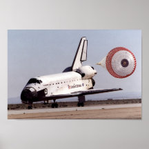 Atterrissage de l'effort de navette spatiale (STS- Posters