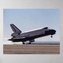 Atterrissage de l'effort de navette spatiale (STS- Affiches