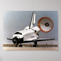 Atterrissage de l'effort de navette spatiale (STS- Posters