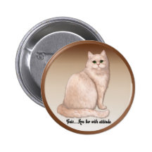 Attitude de chat badges