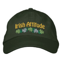 Attitude irlandaise et oxalidex petite oseille chapeau brodé