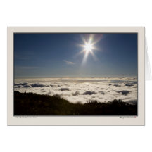 Au-dessus des nuages - Maui Cartes De Vœux