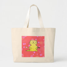 Au sol mignon de dos de rouge de golfeur de Kitty Sac En Toile