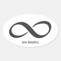 Aucun autocollant d'ovale de limites