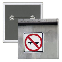 Aucun bouton de patin badges avec agrafe