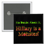 Aucun doute à son sujet, Hillary n'est aMonster !  Badge