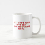 Aucun je ne dormirai pas Wu Tasse À Café