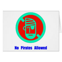 Aucuns pirates permis cartes