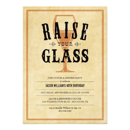 Augmenter vintage vos invitations en verre de part