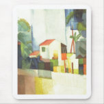 August Macke - Chambre lumineuse de Helles Haus 19 Tapis De Souris