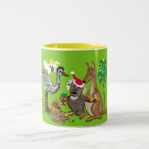 aussie Kerstmis Bekers