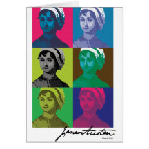 AustenPop -- Jane Austen, style de Warhol Carte