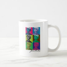 AustenPop -- Jane Austen, style de Warhol Tasses