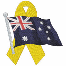 Australien - soutenez nos troupes polos brodés