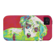 Australische herdersiphone vibe iPhone 4 case
