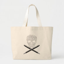 Auteur de crâne sacs en toile