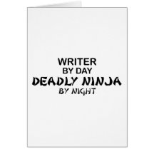 Auteur Ninja mortel par nuit Carte De Vœux