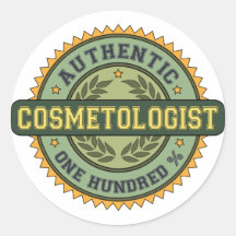 Authentieke Cosmetologist Stickers