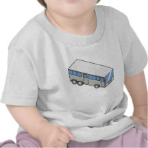 Autobus rectangulaire t-shirt