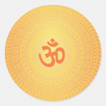 Autocollant bouddhiste de l'OM Mandela de yoga