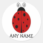 AUTOCOLLANT customisé par conception de COCCINELLE
