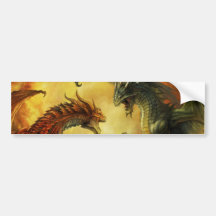 Autocollant de bataille de dragon adhésifs pour voiture