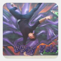 Autocollant de BBoy Yolo