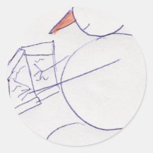 Autocollant de bonhomme de neige de lecture