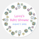 Autocollant de cadeau de baby shower de Cutietoots