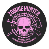Autocollant de chasseur de zombi autocollants