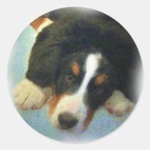 Autocollant de chiot