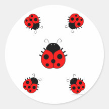 Autocollant de coccinelles