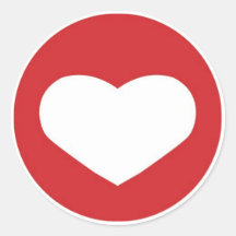 autocollant de coeur