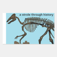 Autocollant de Dinasour, un Strole par l'histoire