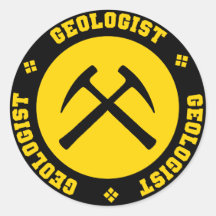 Autocollant de géologue
