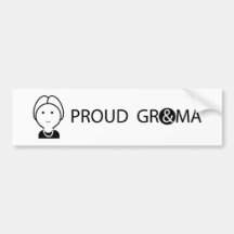 AUTOCOLLANT DE GRANDMA1_BUMPER AUTOCOLLANT POUR VOITURE