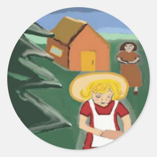 Autocollant de Hansel et de Gretel